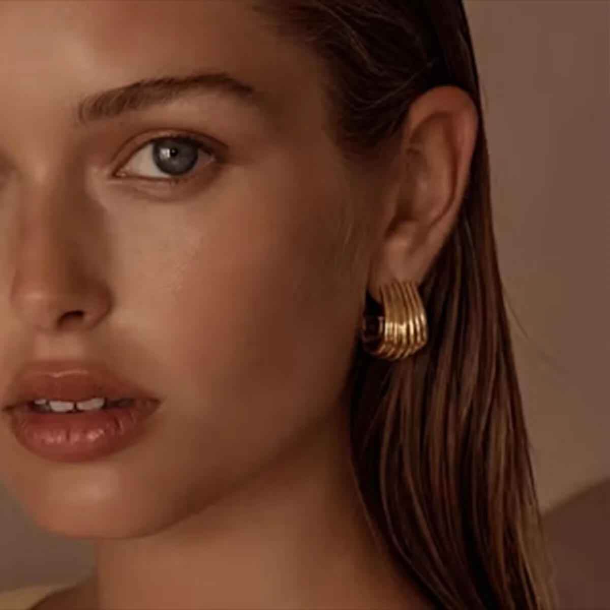 Clara Arc Earrings - RIYOVA Jewelry