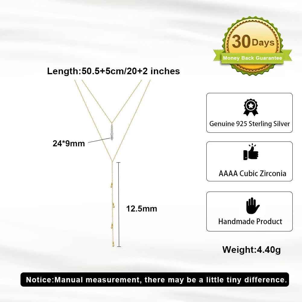 Yasmin Zirconia Necklace - RIYOVA Jewelry