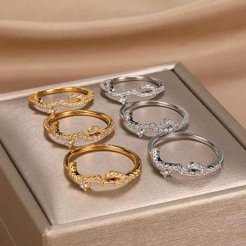 Arabic Jeweled Love Ring - RIYOVA Jewelry