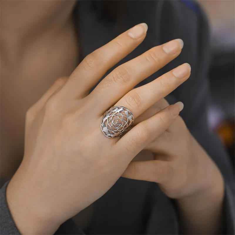 Infinity Om Ring - RIYOVA Jewelry