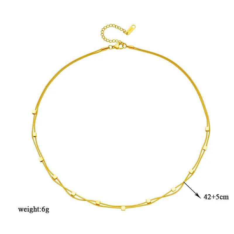 Elena Luxe Necklace - RIYOVA Jewelry