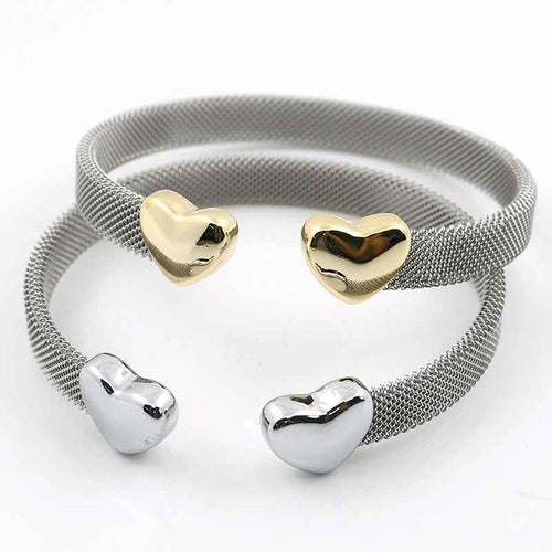 Open Heart Bracelet - RIYOVA Jewelry