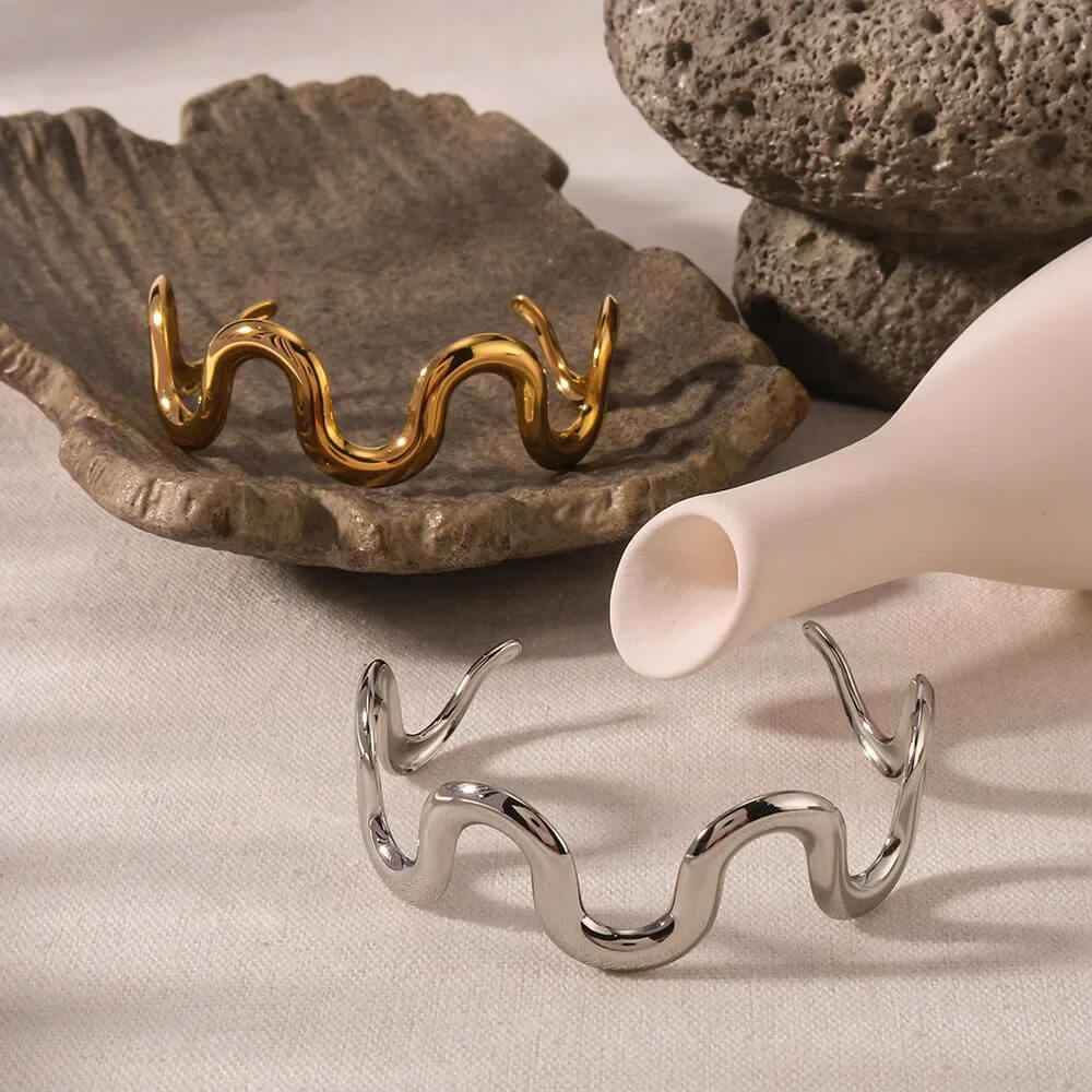 Nadia Tide Bracelet - RIYOVA Jewelry