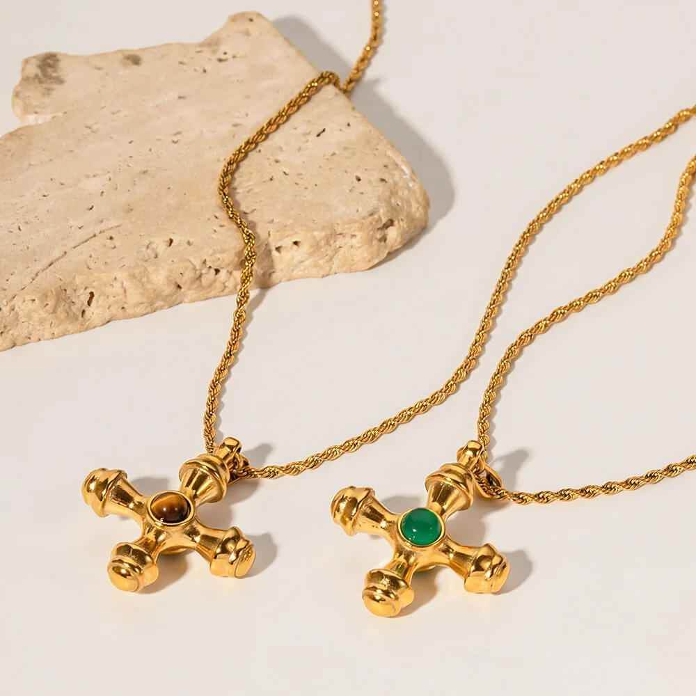 Milly Natural Stone Necklace - RIYOVA Jewelry