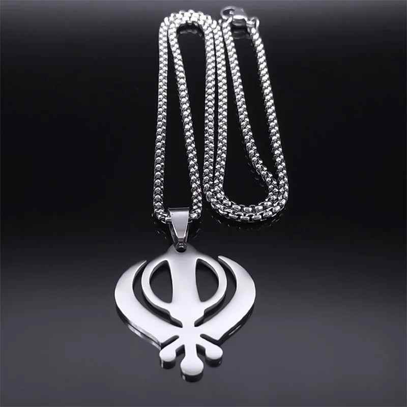 Khanda Strength Necklace - RIYOVA Jewelry