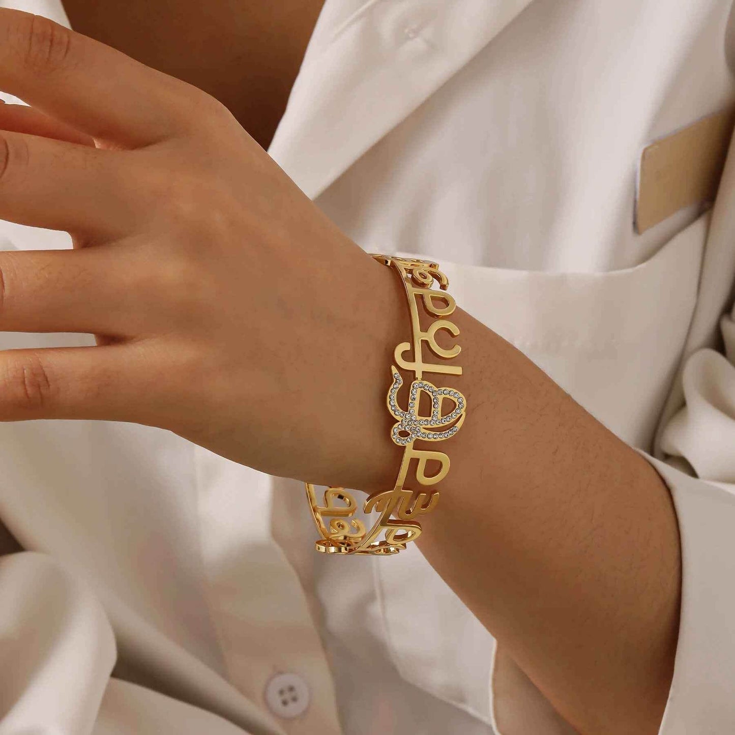 Ek Onkar Evil Eye Bracelet - RIYOVA Jewelry