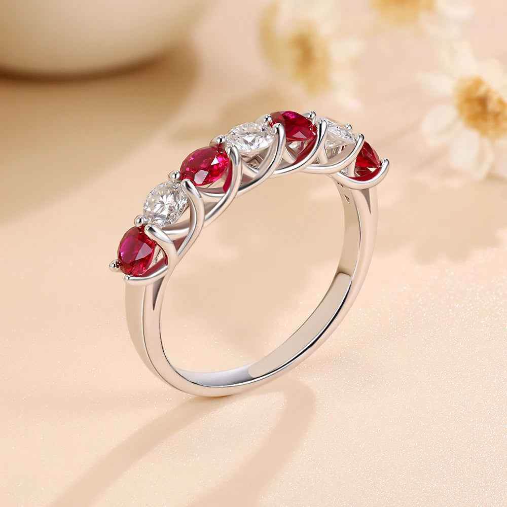 Rubea Moissanite Ring - RIYOVA Jewelry