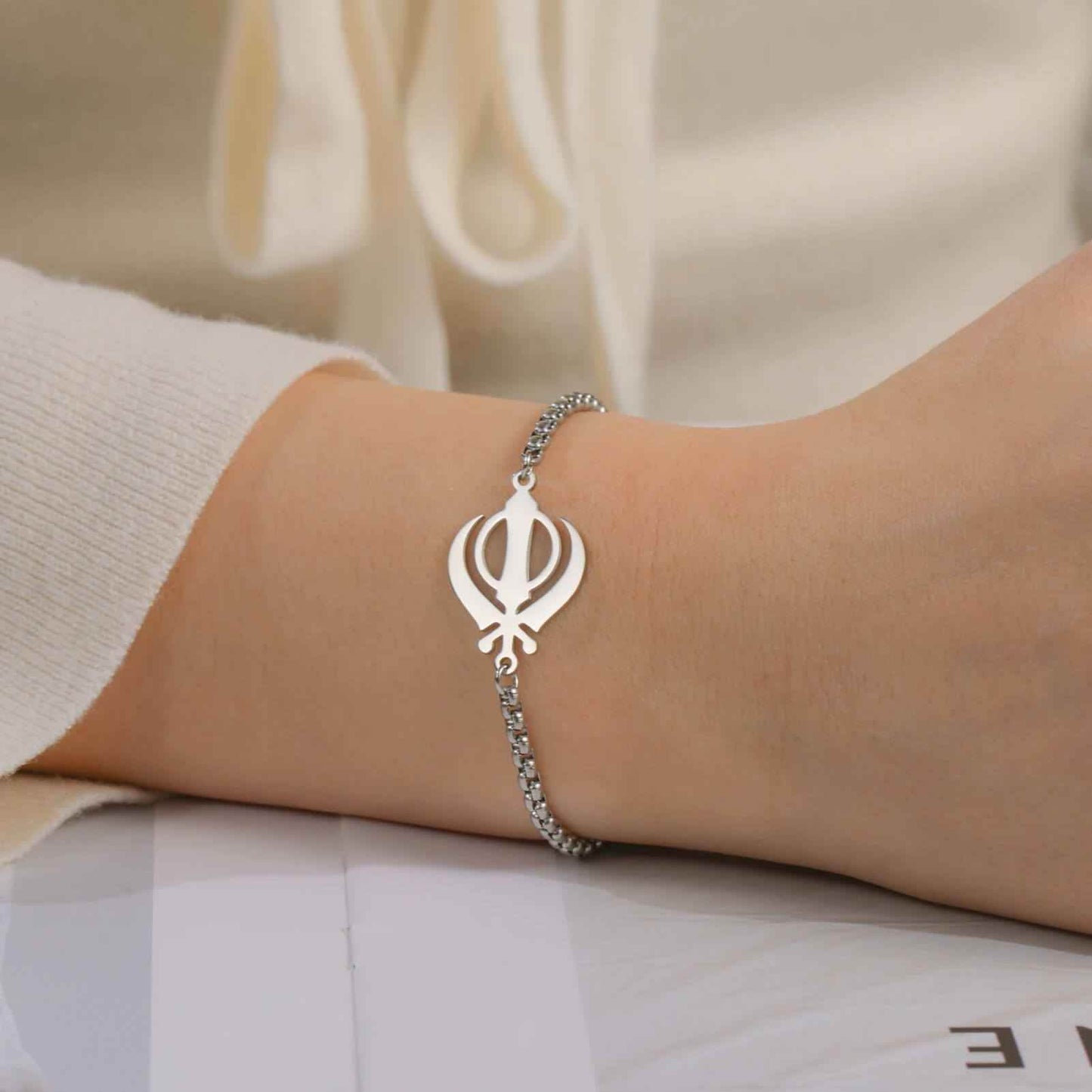 Khalsa Pride Khanda Bracelet - RIYOVA Jewelry
