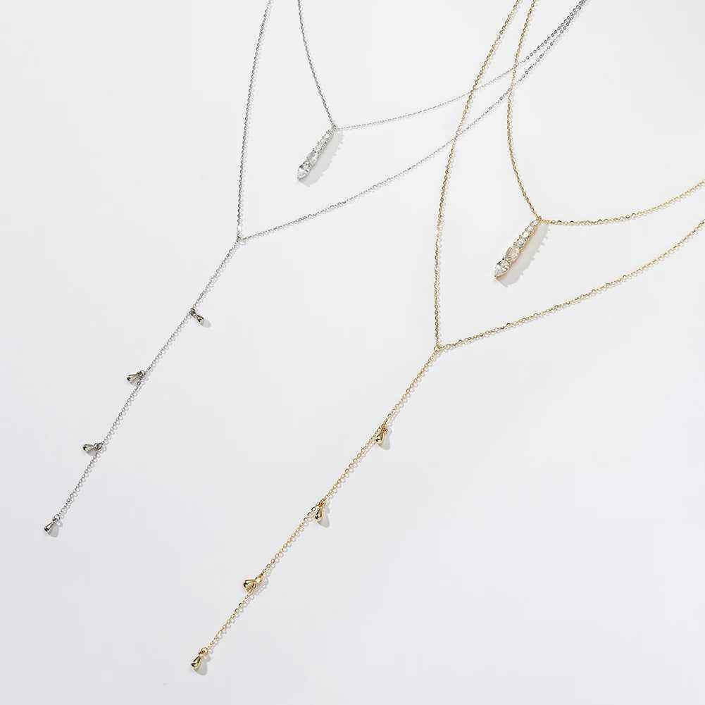 Yasmin Zirconia Necklace - RIYOVA Jewelry