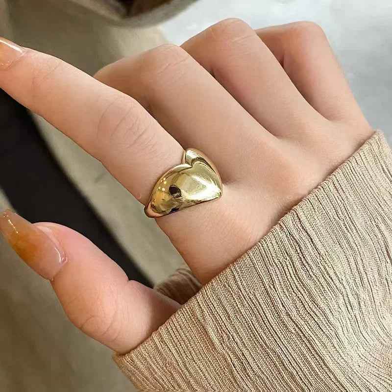 Lustrous Heart Ring - RIYOVA Jewelry