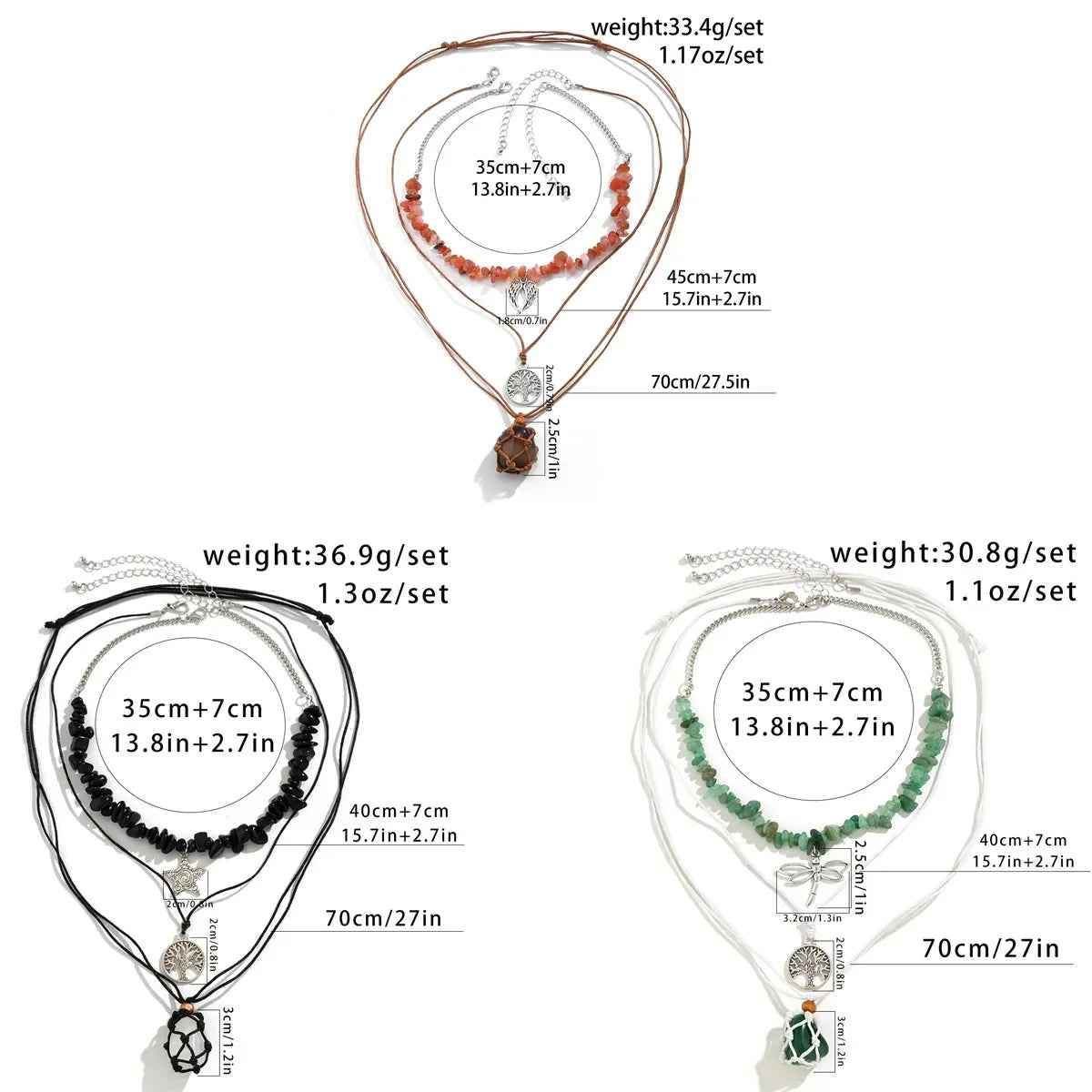 Indigo Boho Necklaces - RIYOVA Jewelry