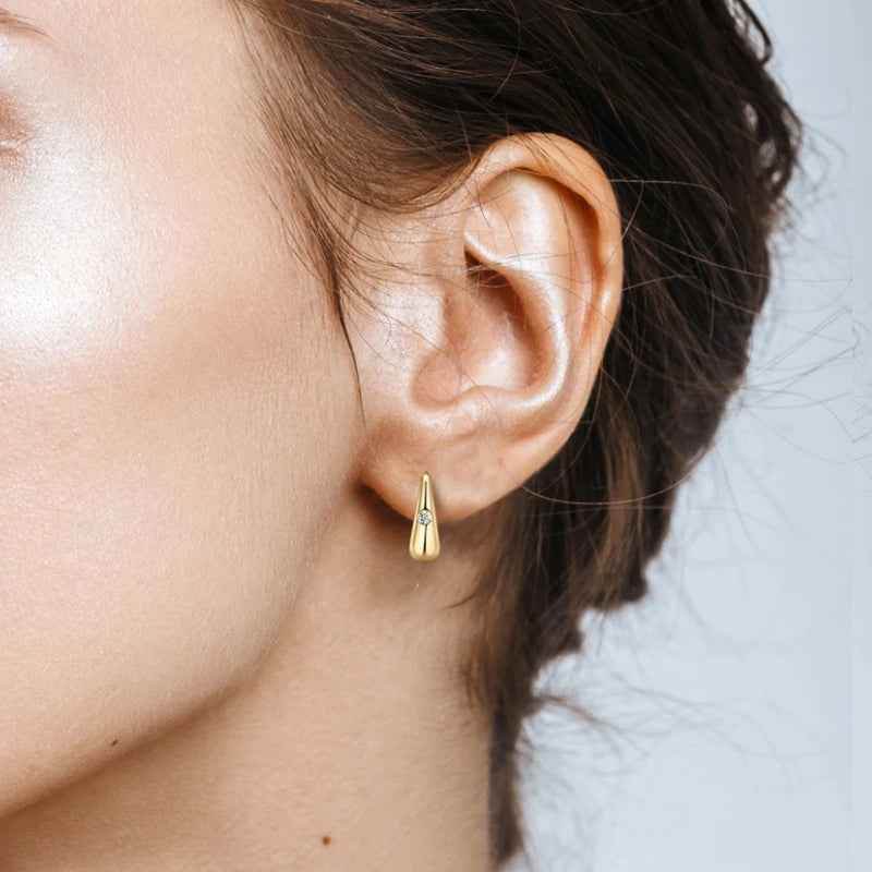 Elora Hoops Earrings - RIYOVA Jewelry
