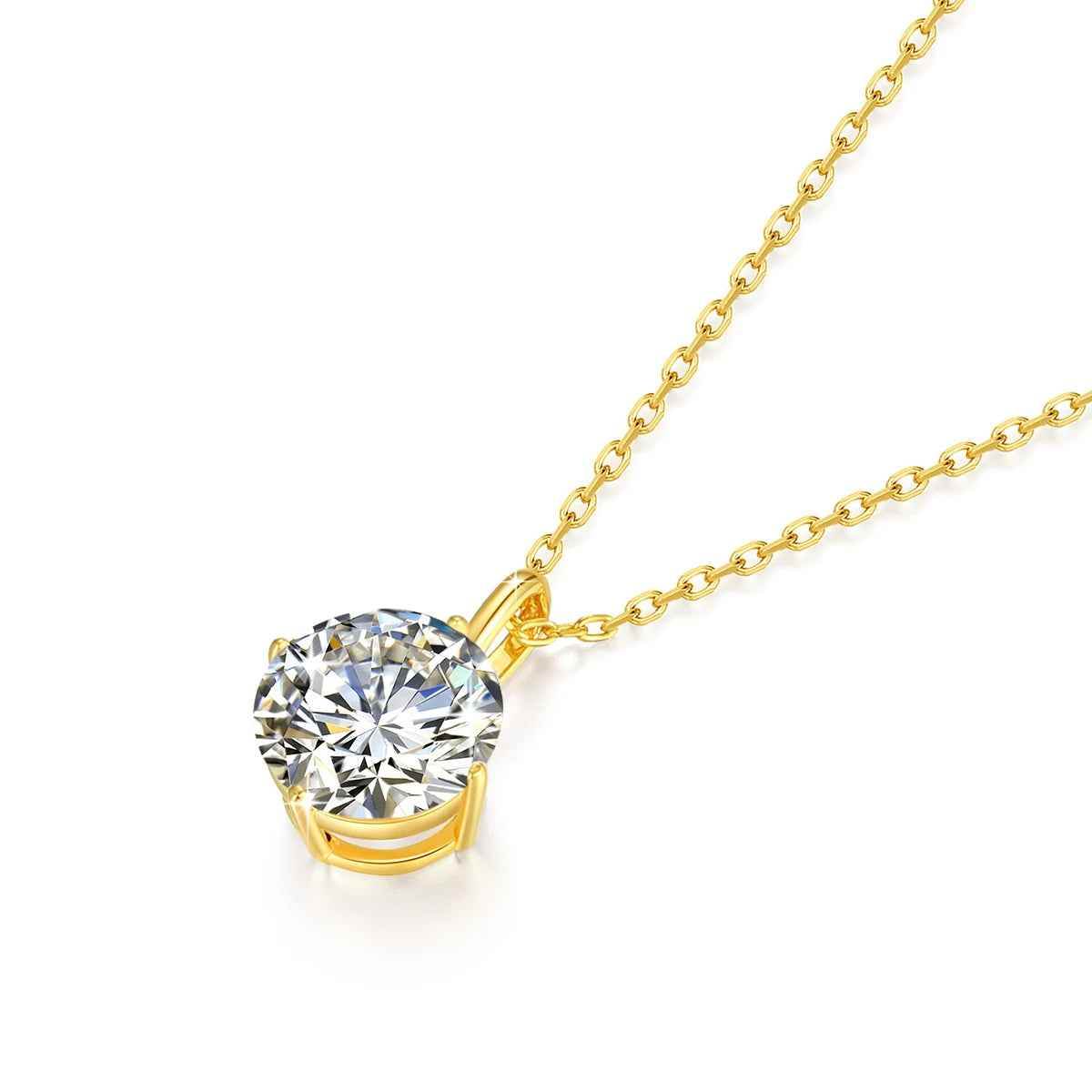 Rhea Moissanite Necklace - RIYOVA Jewelry