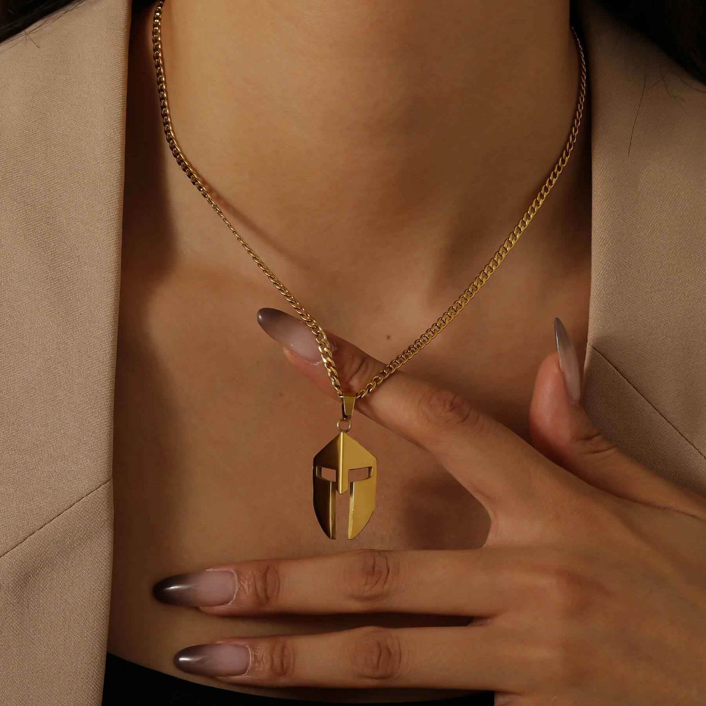Zeus Thunderbolt Pendant Necklace - RIYOVA Jewelry