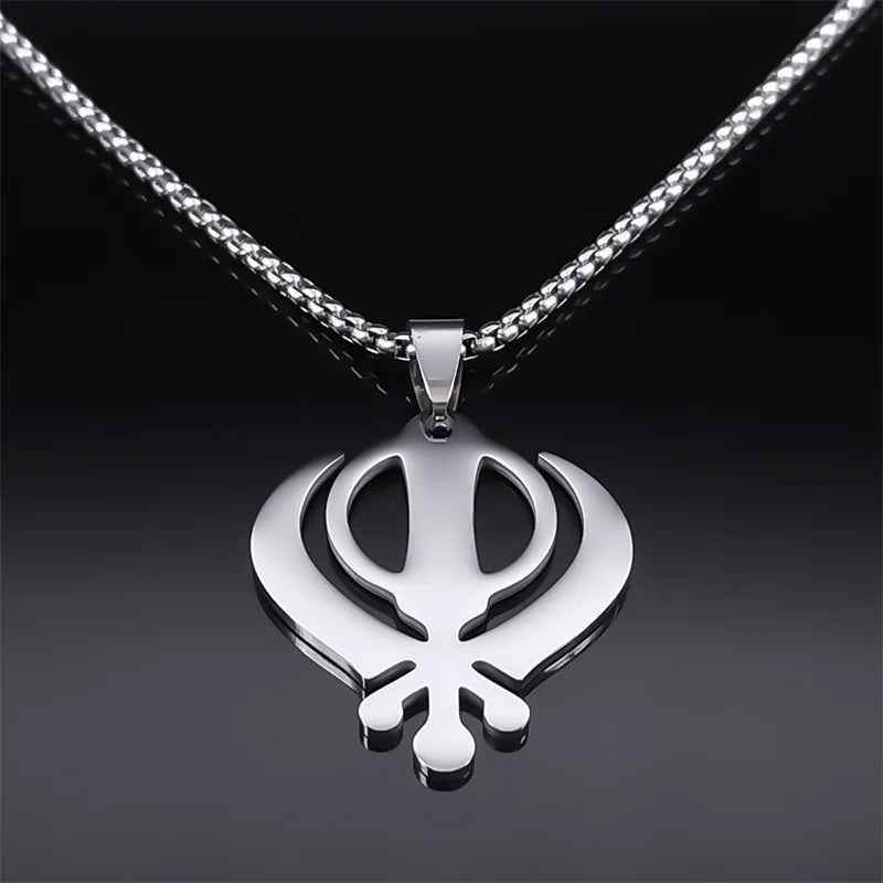 Khanda Strength Necklace - RIYOVA Jewelry