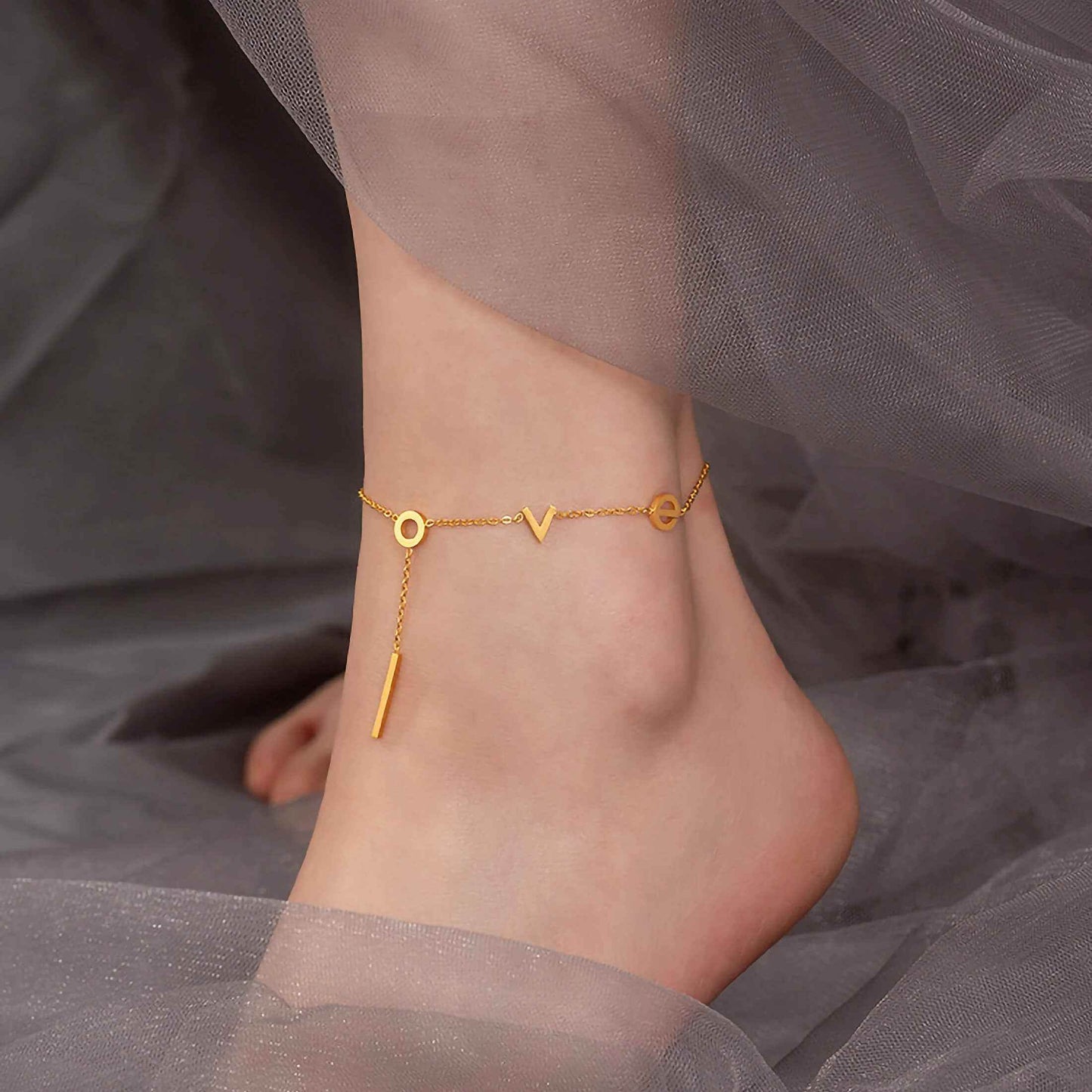 Lovelle Anklets - RIYOVA Jewelry