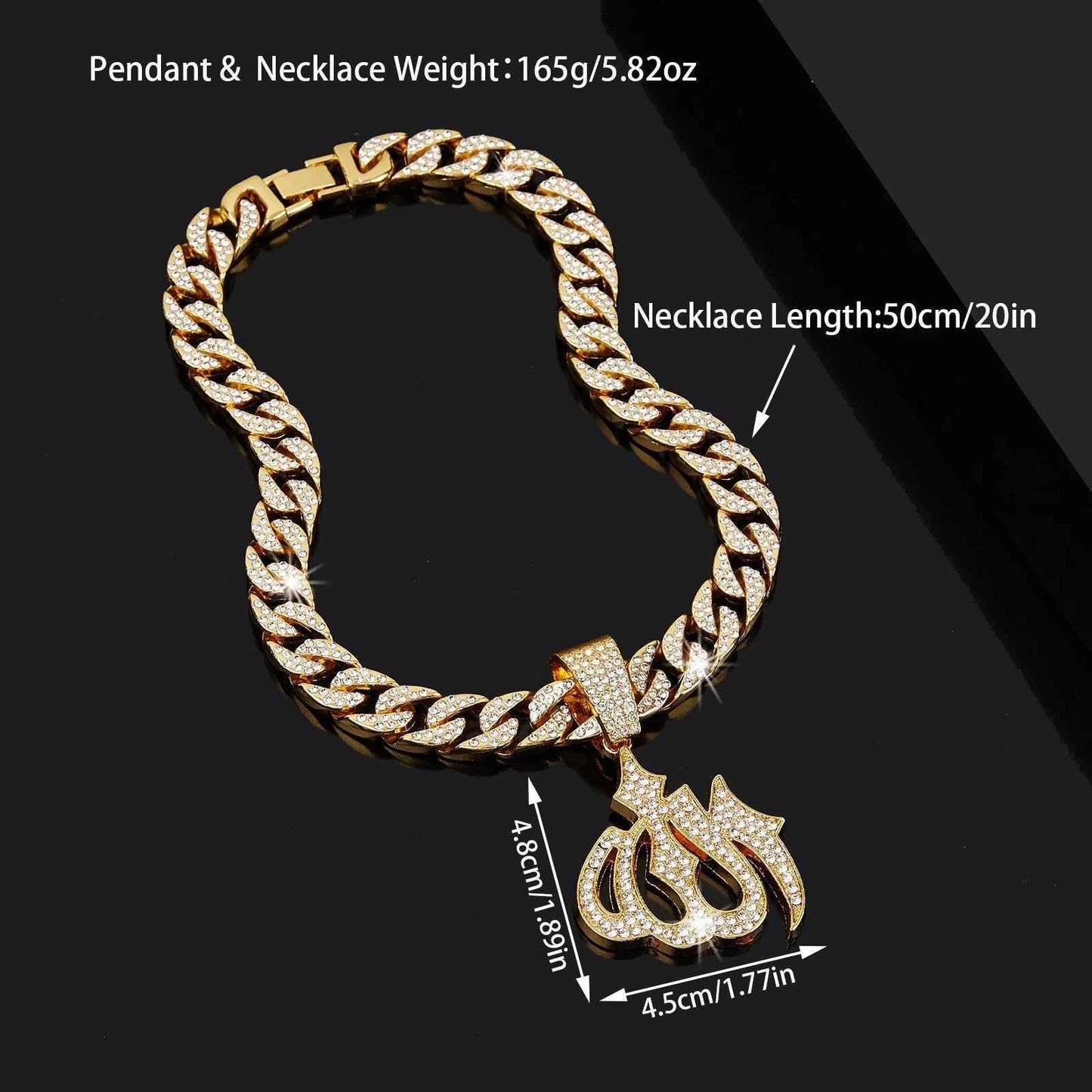 Radiant Allah Necklace - RIYOVA Jewelry