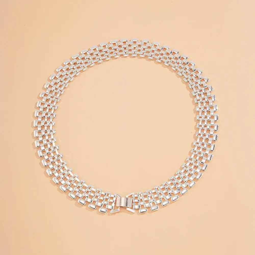 Isabell Rows Choker - RIYOVA Jewelry