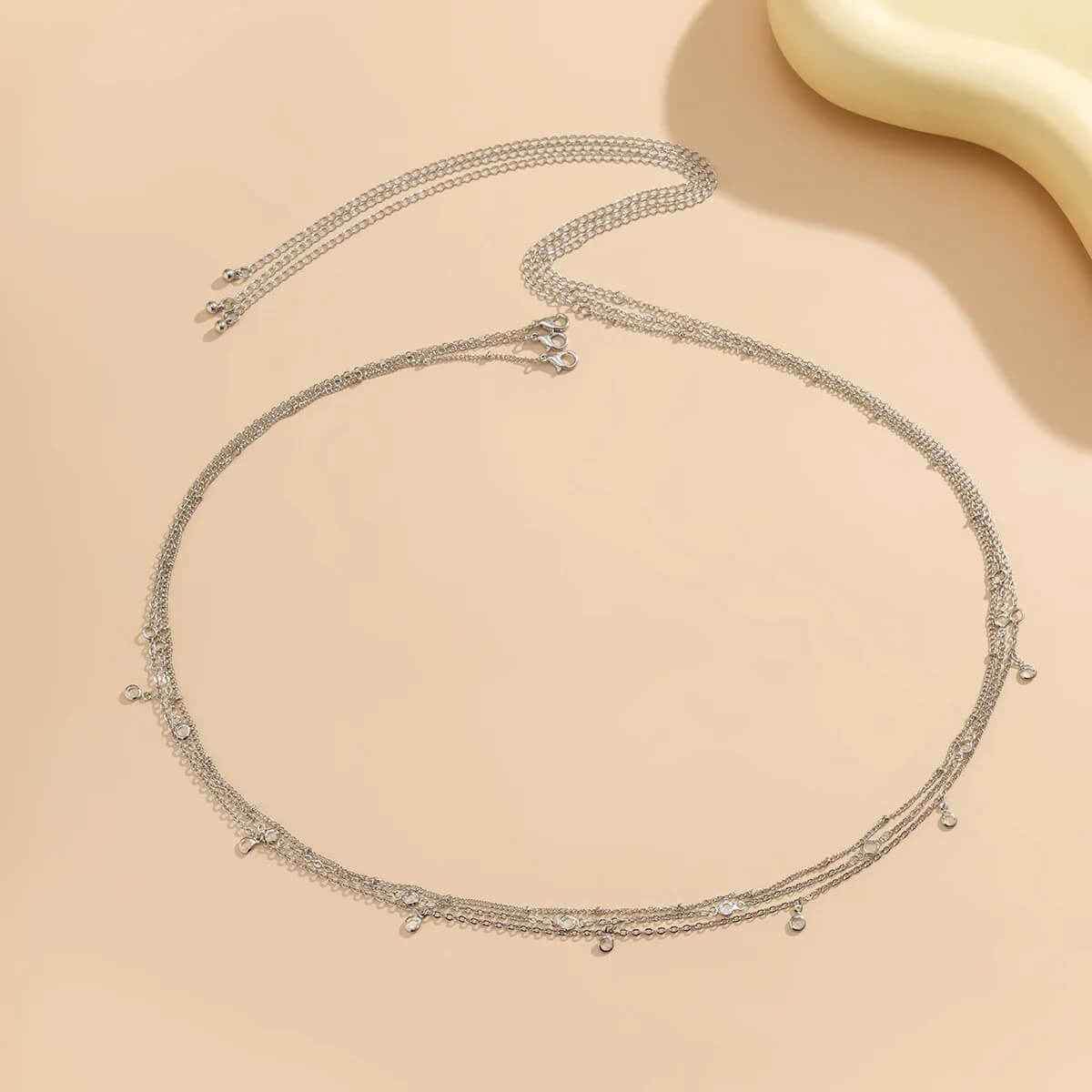 Prism Waist Body Chain - RIYOVA Jewelry