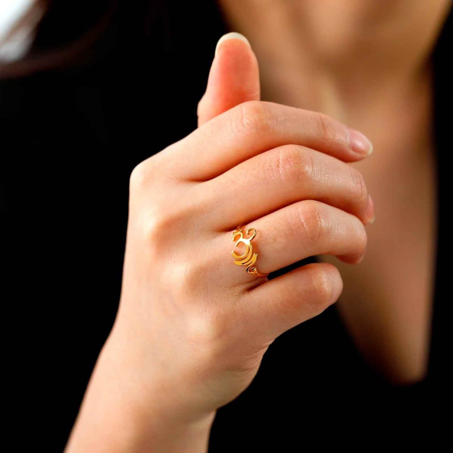 Om Soul Ring - RIYOVA Jewelry
