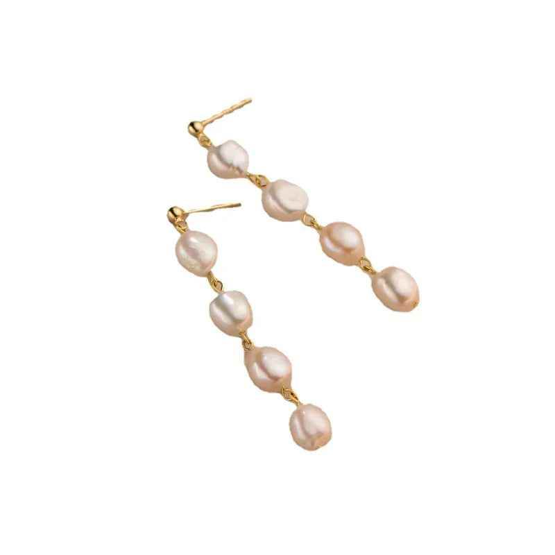 Lulu Pearl Earrings - RIYOVA Jewelry