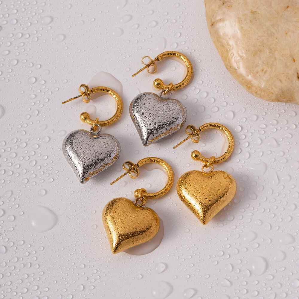 Corazon Earrings - RIYOVA Jewelry