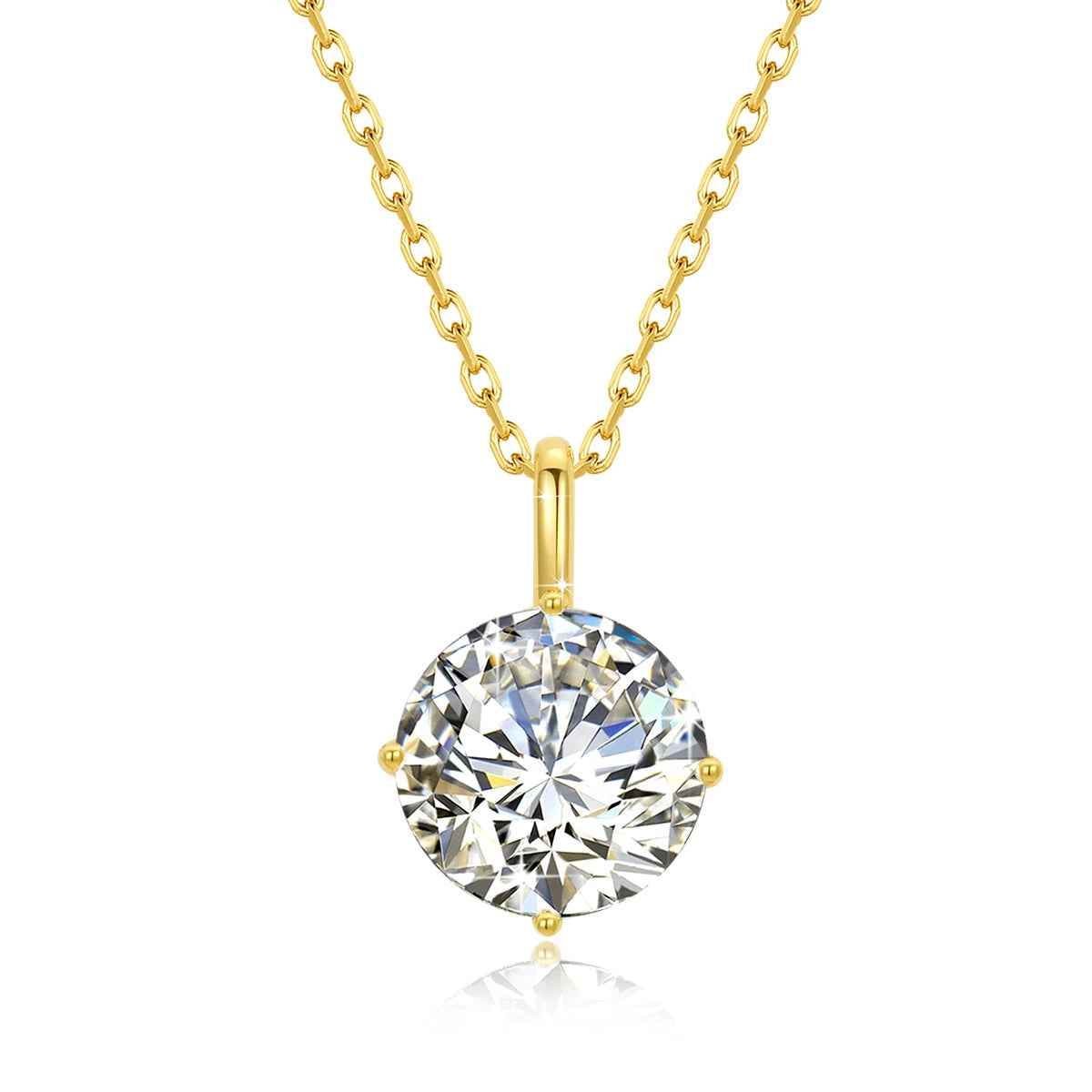 Rhea Moissanite Necklace - RIYOVA Jewelry