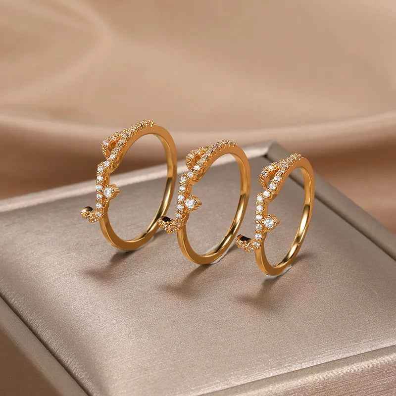 Arabic Jeweled Love Ring - RIYOVA Jewelry