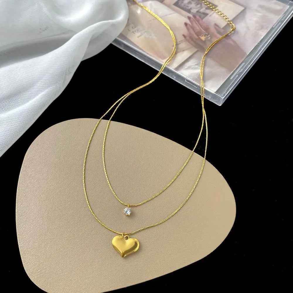 Nova Bliss Heart Necklace - RIYOVA Jewelry