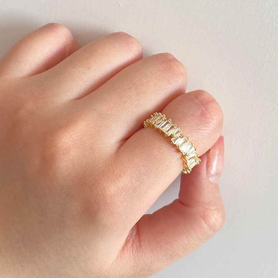 Quinn Zirconia Ring - RIYOVA Jewelry