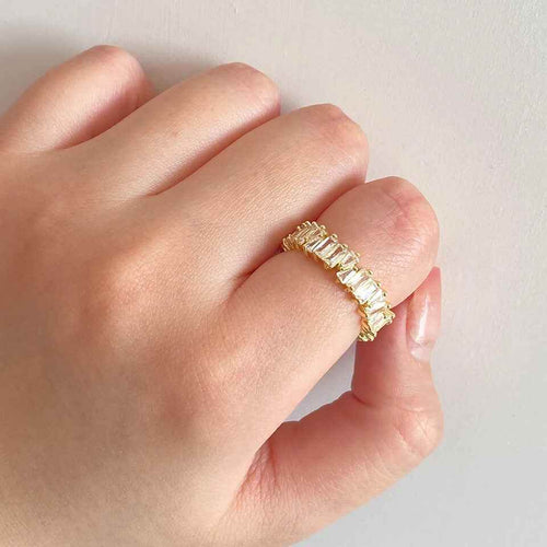 Quinn Zirconia Ring - RIYOVA Jewelry