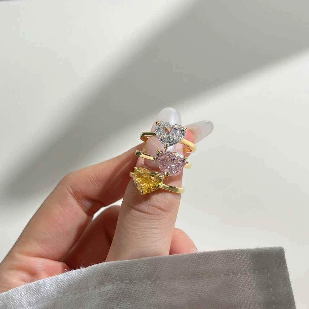 True Love Heart Ring - RIYOVA Jewelry