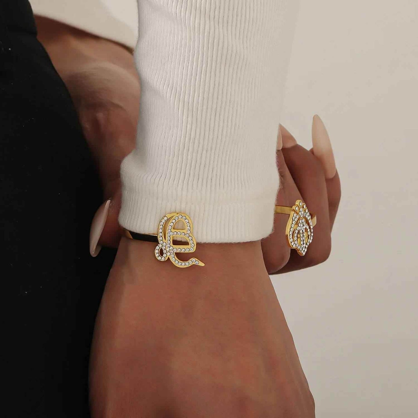Ek Onkar Khalsa Believer Cuff Bracelet - RIYOVA Jewelry