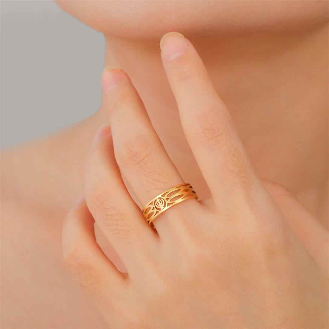 Khanda Divine Ring - RIYOVA Jewelry