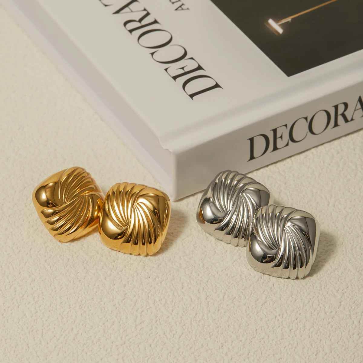 Nila Spiral Earrings - RIYOVA Jewelry