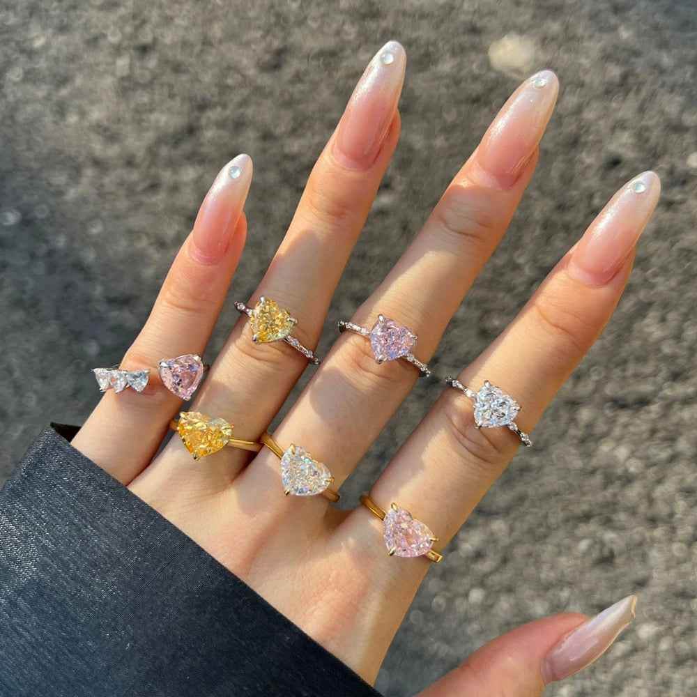 Soulmate Love Heart Ring - RIYOVA Jewelry