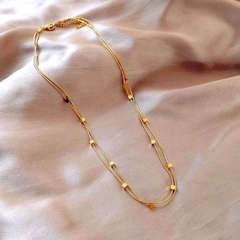Elena Luxe Necklace - RIYOVA Jewelry