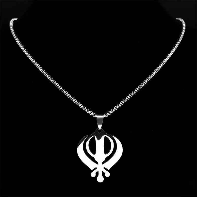 Khanda Strength Necklace - RIYOVA Jewelry