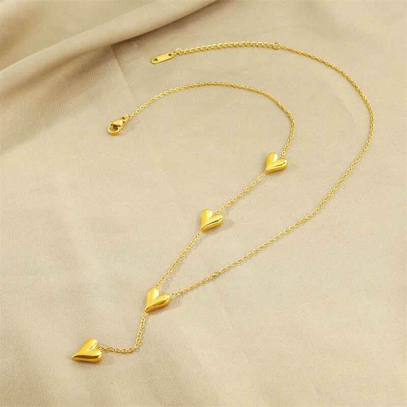 Sweet Heart Tassel Jewelry Set - RIYOVA Jewelry