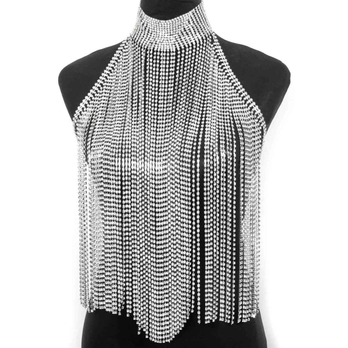 Isabel Chest Chain - RIYOVA Jewelry