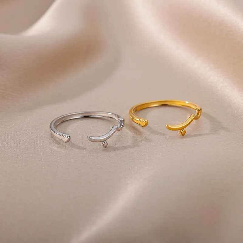 Arabic Love Ring - RIYOVA Jewelry
