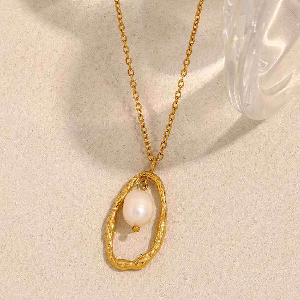 Baroque Pearl Necklace - RIYOVA Jewelry