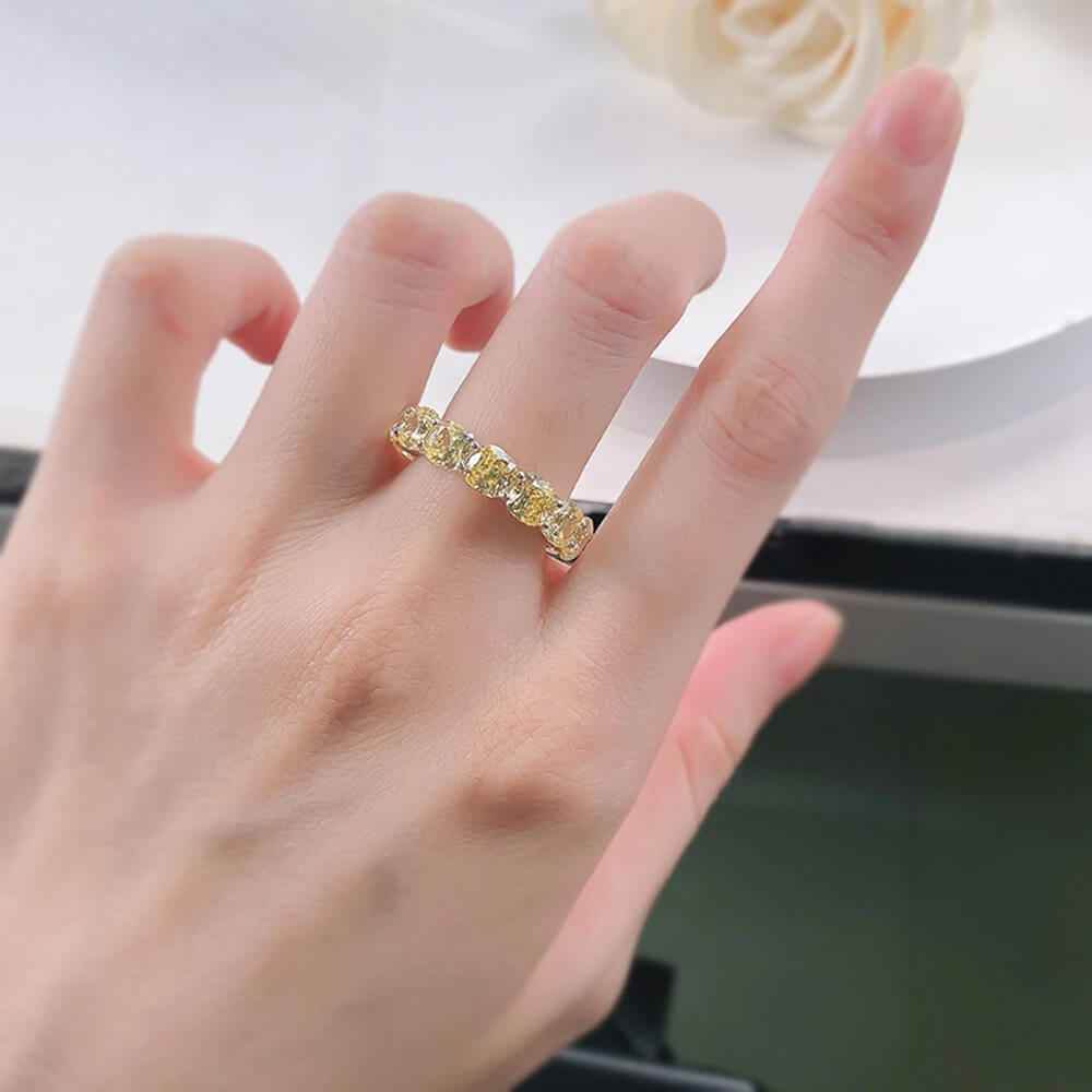 Golden Citrine Crystal Ring - RIYOVA Jewelry