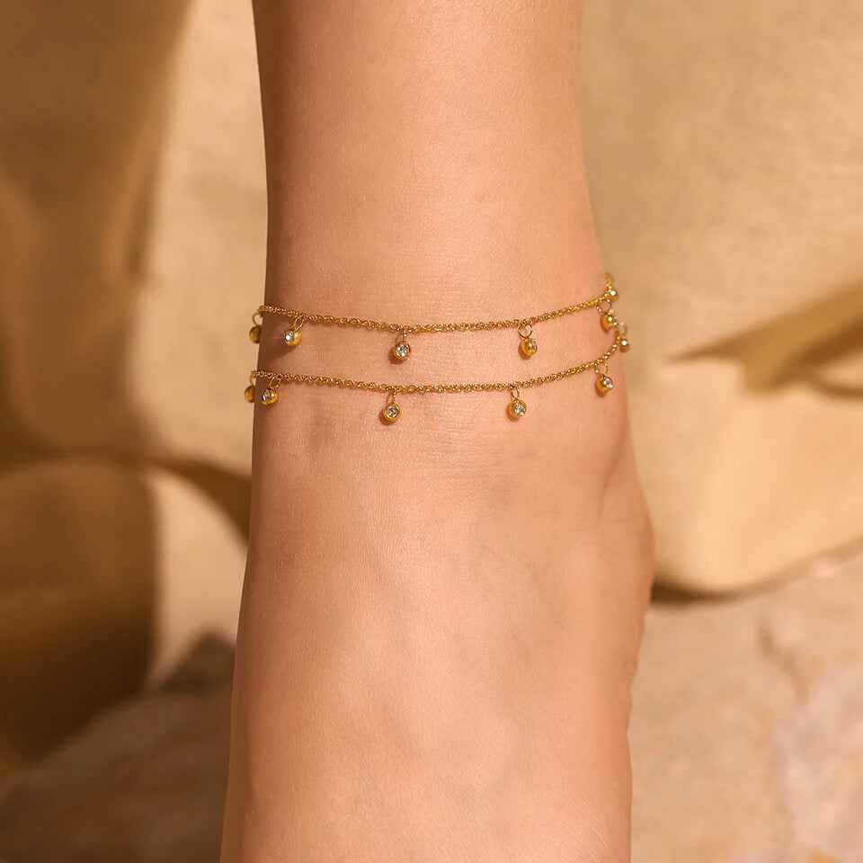 Ella Anklets - RIYOVA Jewelry