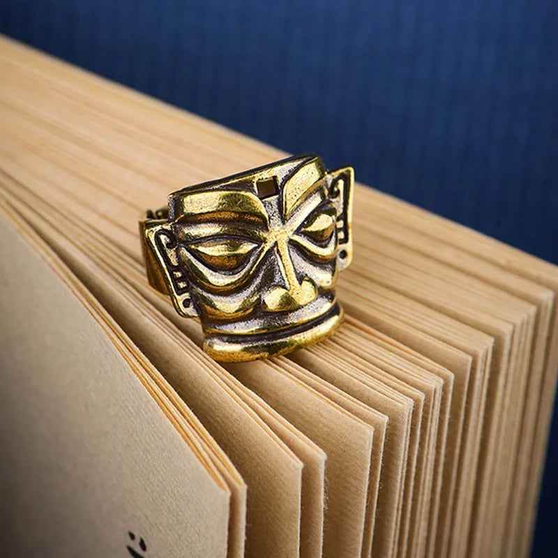 Sanxingdui Legacy Ring - RIYOVA Jewelry