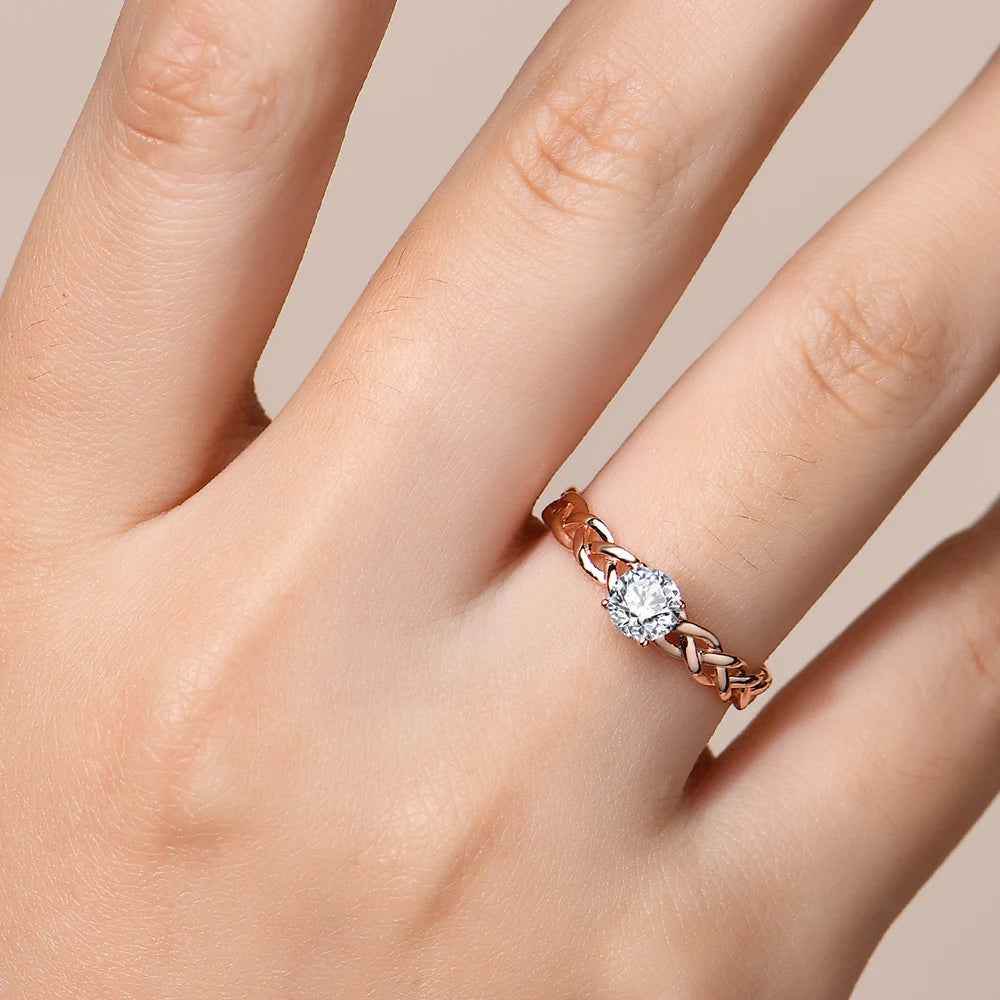 Torsina Moissanite Ring - RIYOVA Jewelry