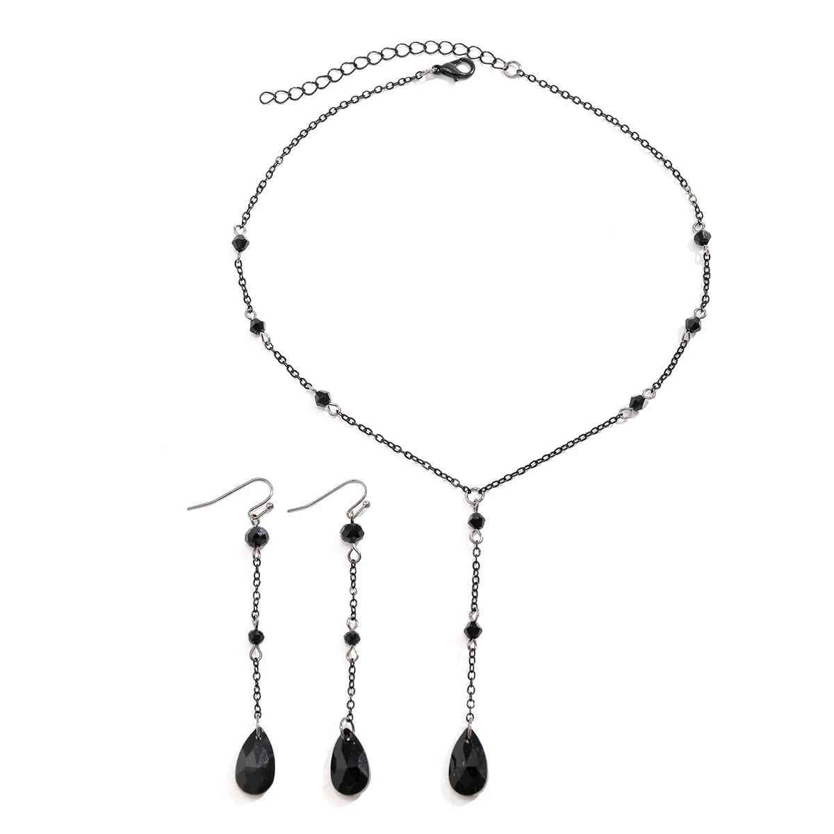Gotham Jewelry Set - Black Edition - RIYOVA Jewelry