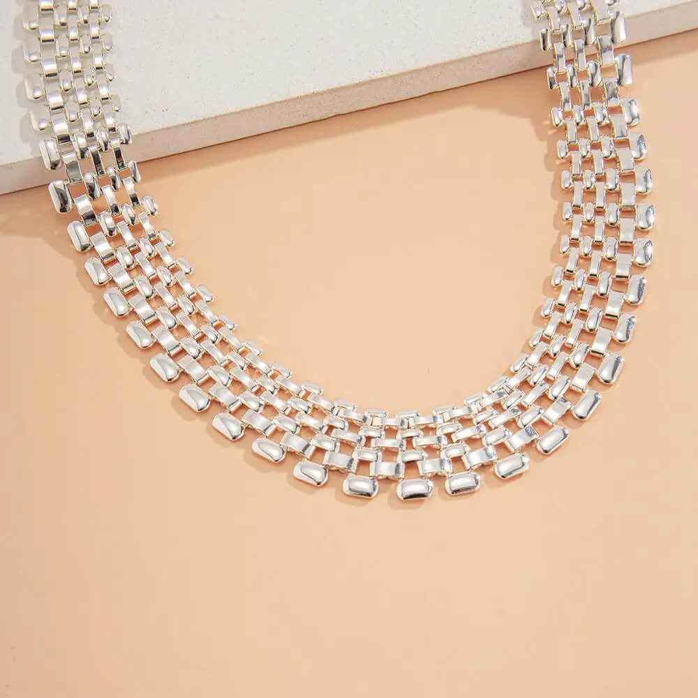 Isabell Rows Choker - RIYOVA Jewelry
