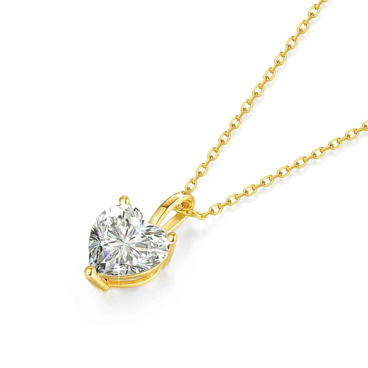 Milena Heart Necklace - RIYOVA Jewelry