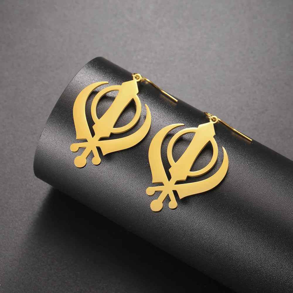 Khanda Grace Earrings - RIYOVA Jewelry